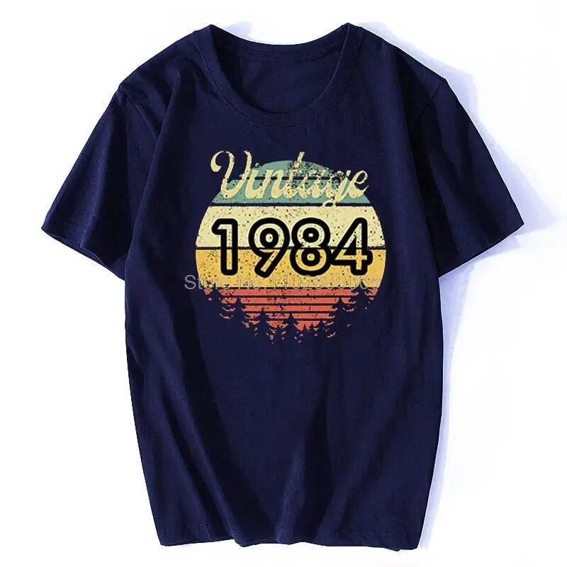 Summer Casual Unisexs T Shirt Kawaii Graphic T Shirt Vintage 1987 1984 2015 2009 1997 Tees Funny Gift Top Unisex Cotton T-shirt