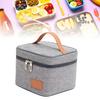 Lunch Bag   Grey Thickened   Proof Reusable Insulated Lunch Cooler Bag for Picnics Outdoor Travel