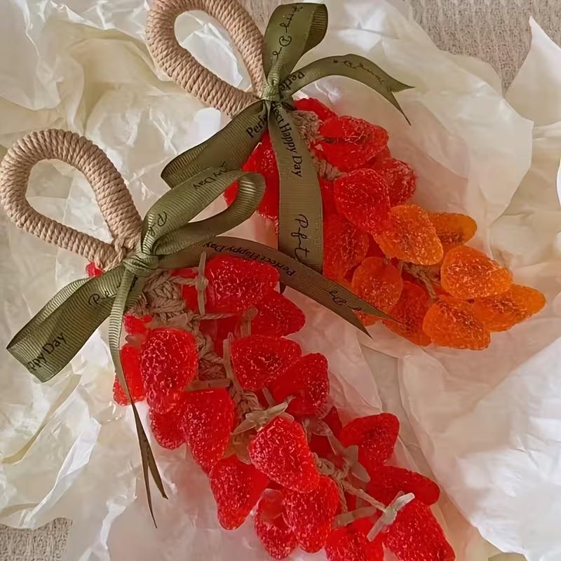 1 BUC Mucegă de Silicon Ciocolată Căpșuni 3D Formă Fructe Kit Fabricare Lumânări Decor Acasă Materiale Cadou Mucegă Ghips Lumânări