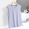 Summer Loose Solid Color Short Sleeved T-shirt For Men, Ice Silk T-shirt