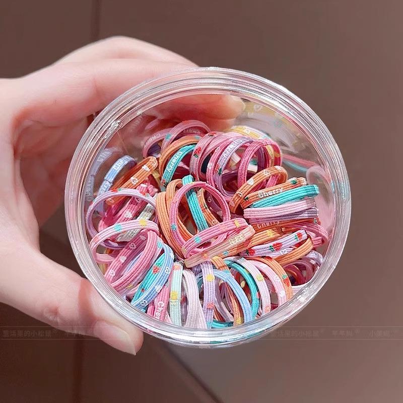 Children's Durable High Elasticity Hair Ties - Baby Rubber Bands for Hair Accessories