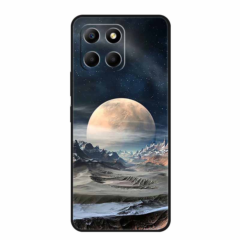 Soft Silicone Covers For Honor X8 5G Case x8 X8A 4G Wolf Lion TPU Back Covers For Huawei Honor X8 Phone Cases HonorX8A Coque Bag