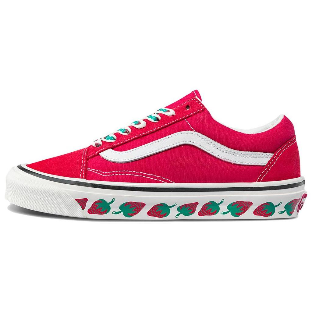 Vans Old Skool 36 36 Dx Classics Low Top Skate Shoes Unisex Sneakers Red VN0A4BVQRED