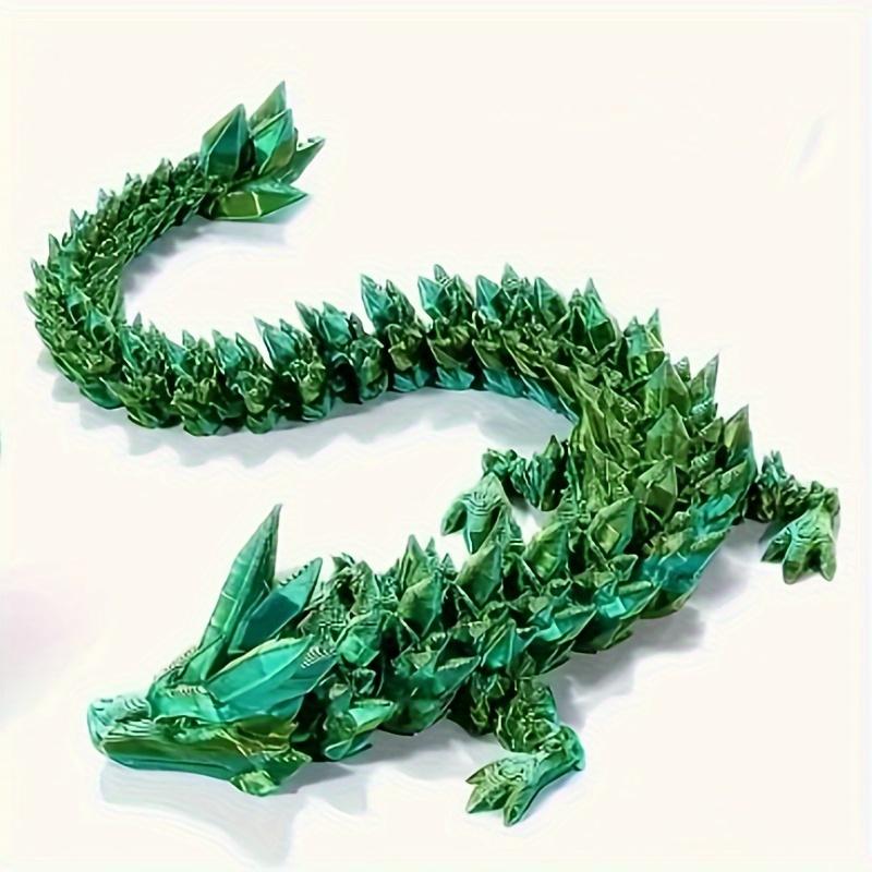 3D Printed Dragon Ornament Desktop Ornament 3d Printed Animals Home Office Craft Printed Figures Christmas Gifts
