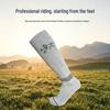 High-top Equestrian Compression Socks: Anti-slip, Sweat-wicking, Breathable, Wear-resistant for Outdoor Horse Riding Sports.