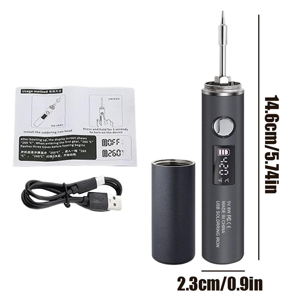 Electronic Soldering Kit 5 Levels Control Solder Kit Digital Display Welding Tools With Light For Circuit Board Assembly