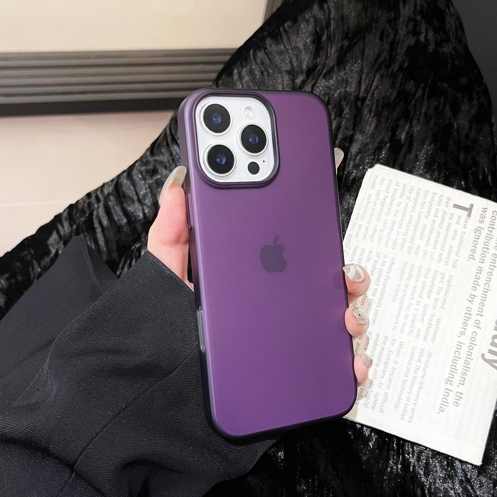 New Simple Magnetic Suction for Apple 16 Promax Mobile Phone Case for IPhone 15 Ice Mist Skin-friendly Feel PC Hard Case