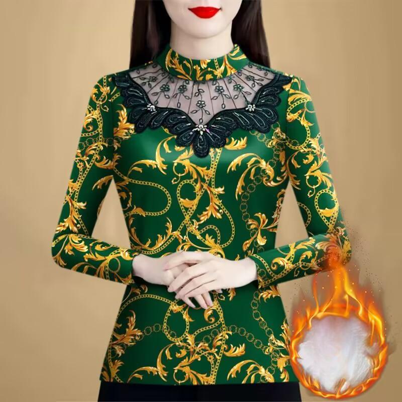 New Integrated Double-sided German Velvet Half Turtleneck Base Shirt for Women Long Sleeves Slim and Fashionable Versatile Top