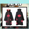 Intricate Akatsuki Cloak Kimono Uchiha Tobi Obito Cosplay Costume For Anime Enthusiasts