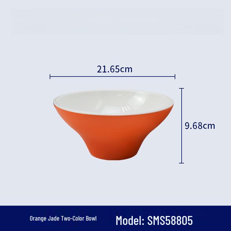 Двухцветная миска для рамена из меламина