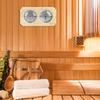 Portable 2in 1 Wood   Hygrometer  meter Hygrometer Steam Sauna Room Accessories