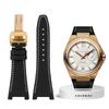 Nylonowo-skórzany pasek do zegarka IWC Engineer z wycięciem Pasek IW500501 IW378507 IW322703 Seria Czarny Sportowy płócienny pasek do zegarka