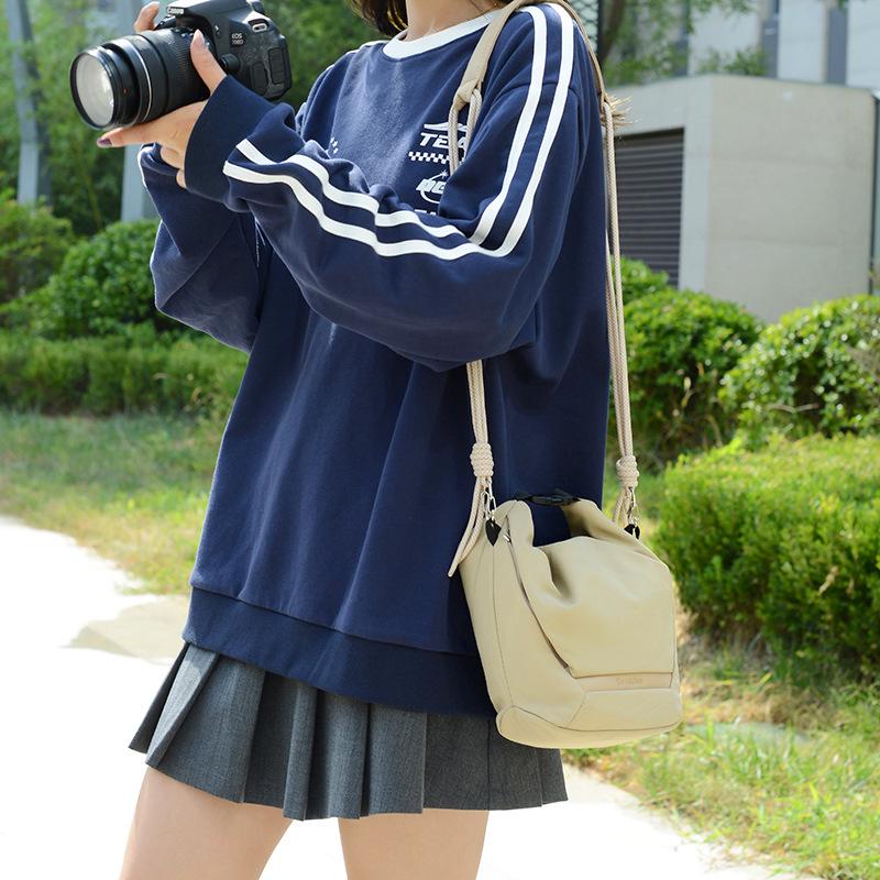 

Stylish Korean Women s DSLR Camera & Travel Crossbody Bag Black