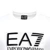 Emporio Armani Logo Letter Print Pullover Long Sleeve Sweatshirt Men sweatshirt White 3HPM60-PJ05Z-1100