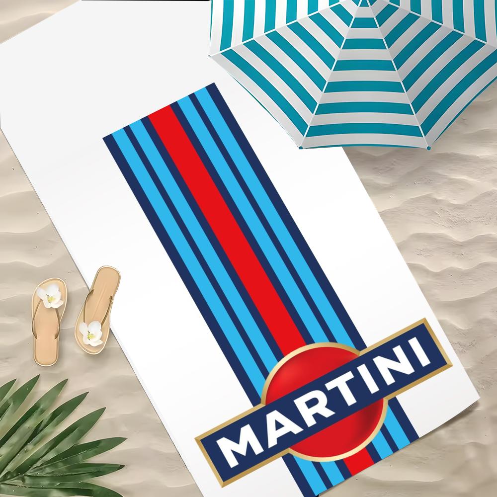 M-Martini Racing Handdoek Polyester Strandlaken Sneldrogend Zandvrij Badhanddoek Voor Zomer Zwembad Reizen Vakantie 100X50CM