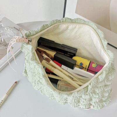 Fashion Portable Cosmetics Storage Bag Bubble Multifunctional Zipper Bags Lightweight Large Capacity Handbag Travel