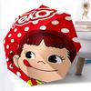 Peko Chan Print Automatic Umbrella, 8 Rib Iron Frame, Plastic Handle, Suitable for Outdoor Travel &Daily , Ideal Gift