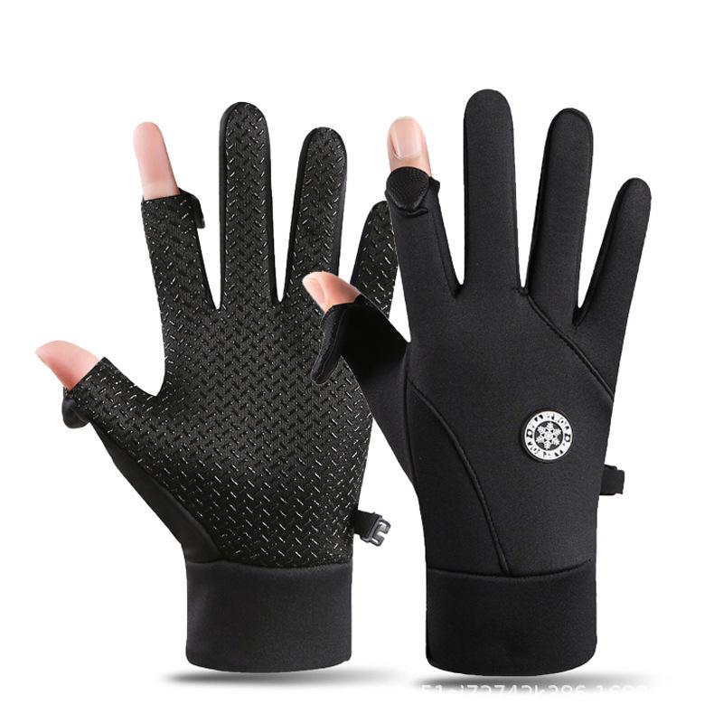 Winter Cycling Gloves: Waterproof, Windproof, Touchscreen, Non-slip, Warm for Men & Women One Size