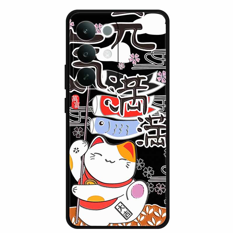 3D Dragon Case For OPPO Realme C85 4G 15X 5G Relief Coque Bumper Silicone Soft Phone Cover C 85 15 X Embossed Blossoms Funda