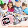 ABUO-Mini Digital Video Camera 1080P Dual Lens For Kids Boys Girls Instant Print Camera Photo Printing Thermal Paper A
