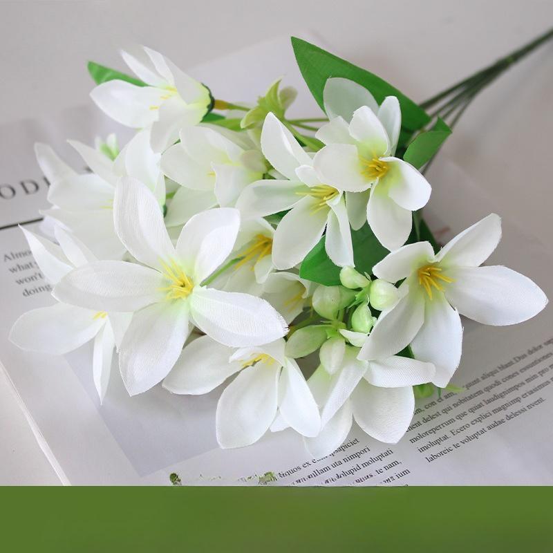 Lovely Artificial Mini Flower Bouquet Home Wedding Decor 18 Flowers On 1 Piece