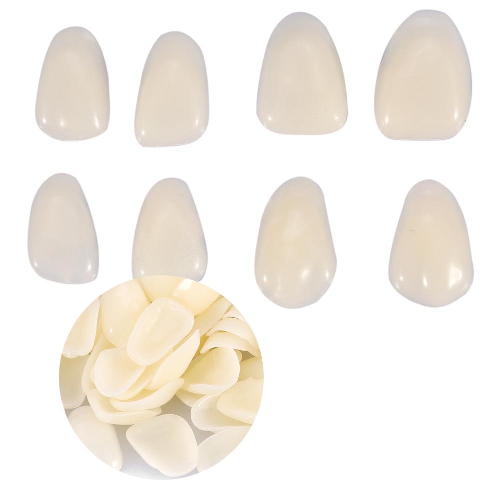 70PCS/Bag Teeth Veneers Resin Anterior Upper Temporary Crown For Dental Oral Care