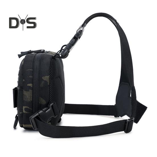 Fishing Chest Bag Waterproof Oxford Cloth Lightweight Vest Pouch Large Capacity Outdoor Camping Hiking Hunting Fishing Gear Storage Backpack