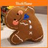 Peluche Omino di Pan di Zenzero di Natale con Cotone PP per Bambini e Regali di Festa