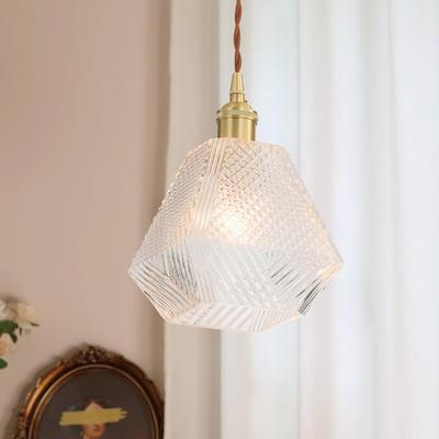 Cerdeco Glass Pendant Light with a Delicate Glass Shade, Creates a Subtle Shadow, Elegant and Beautiful Interior Lighting, Unique Appearance, and a St