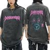 T-shirt Vintage Lavata Anime Dorohedoro Kaiman Benvenuto nel Caos Giappone Magliette Manga Uomo Donna Cotone Casual Oversize