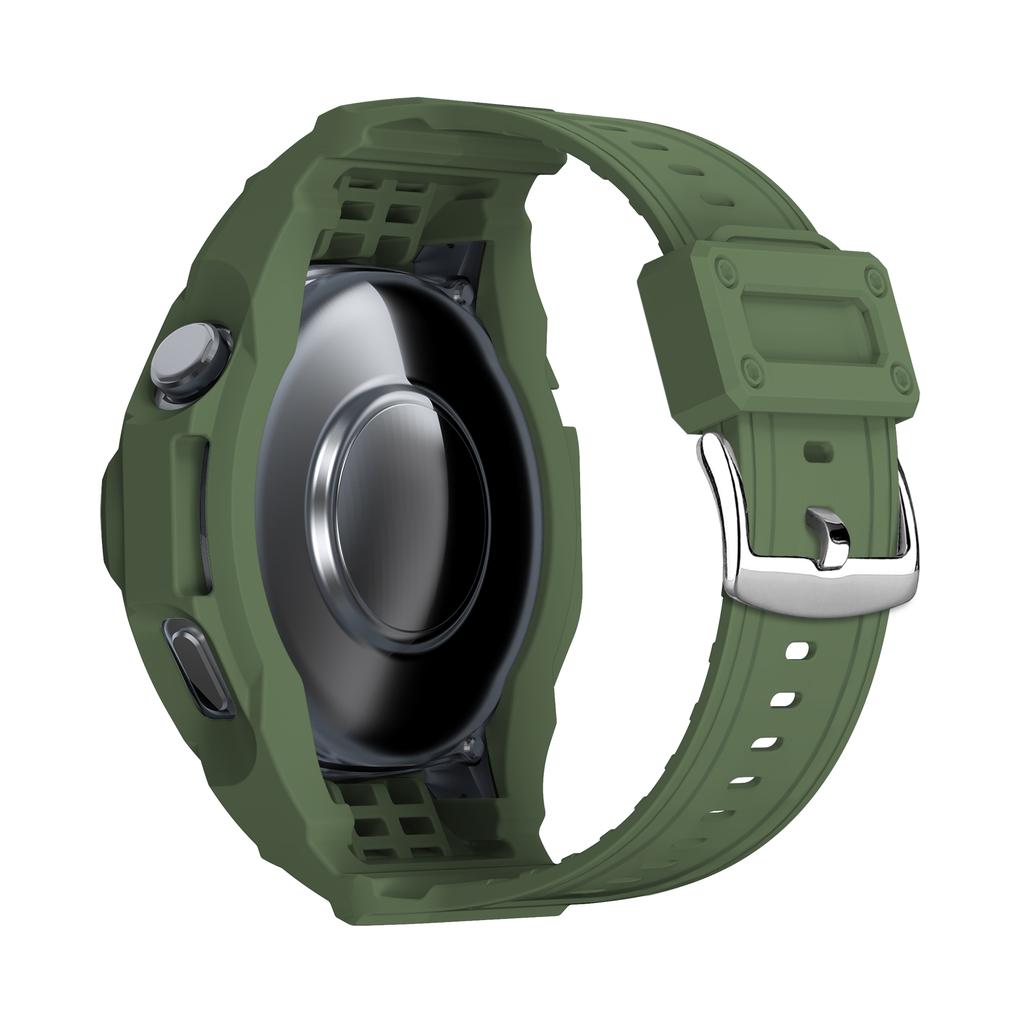 For Huawei Watch GT 5 46mm/GT 4 46mm TPU Watchband Integrated with Anti Drop Watch Case