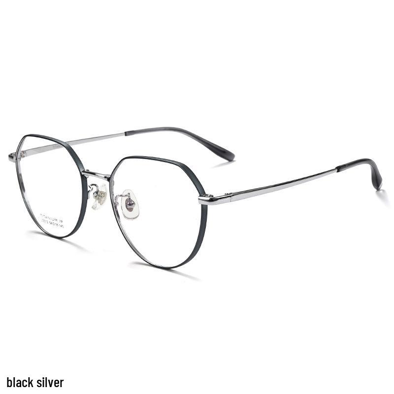 

Очки из чистого титана в ретро-стиле: Круглые оправы в полную оправу по всему периметру