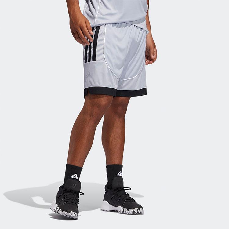 Adidas Basketball Shorts Men's Silver Gray GK8376