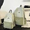 Contrasting Colors Lightweight Backpack Casual Versatile Travel Camping Hiking Backpack College Student Fashion Schoolbag