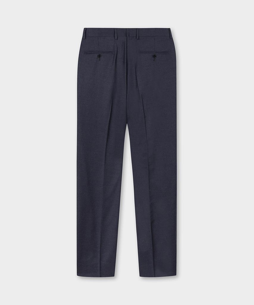 BROOKS BROTHERS Classic Fit Flannel Trousers (Navy) (Bbptmf6435Qef)