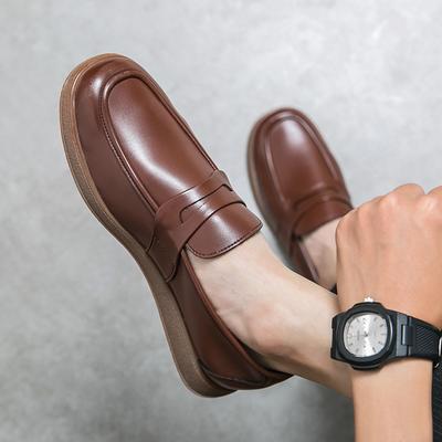 Classic Retro Men's Dress Shoes Business Style Party Leather Formal Shoes Wedding Shoe Men's Flats Leather Oxfords Loafers Shoes