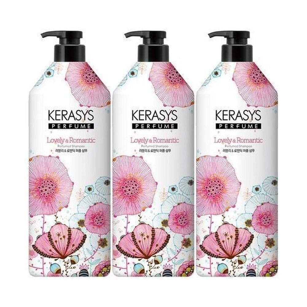 Kerasis Lovely & Romantic Perfume Shampoo Floral Scent 3 pcs 980ml