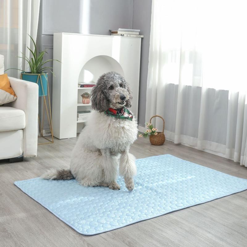 2PCS 1PC Pet Summer Cooling Gel Mat Soft Waterproof Anti Scratch Cool Pad for Dogs Cats Indoor Outdoor Sleeping Travel Crate