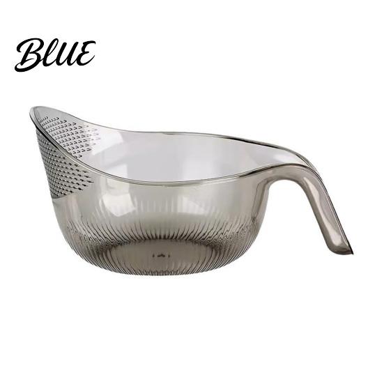 Pasta Drainer for Kitchen Multipurpose Rice Washing Bowl with Handle Plastic Colander Basin Quinoa Cleaning Tool Vegetables And Fruits Durable