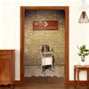Harryy Potters 9 3/4 Train Platform Brick Wall Photography Backdrop Magic School Door Hanging Banner Half-Curtain Baby Portrait