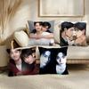 Xiao Zhan Wang Yibo Cushion Cover Soft Short Plush Pillow Cover Smooth Cozy Texture Aesthetic Cushion Case Home Decor