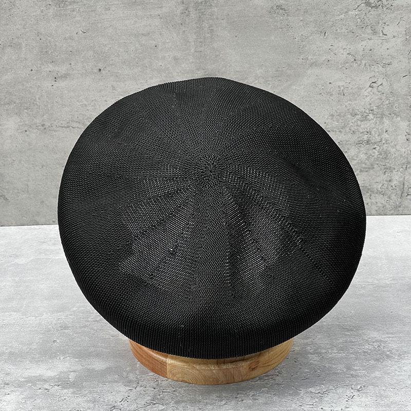 Wide Edge Shows The Face, Small Summer Thin Three-Dimensional Beret, Breathable Painter Hat, Female Hollow Mesh Bud Hat, Large Version