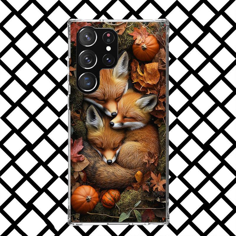 Animal Fox Phone Case for Samsung Galaxy S26 S25 Edge S24 S23 Ultra S22 Plus S21 FE S20 + Soft Cover Print Fundas Galaxy S25 S24