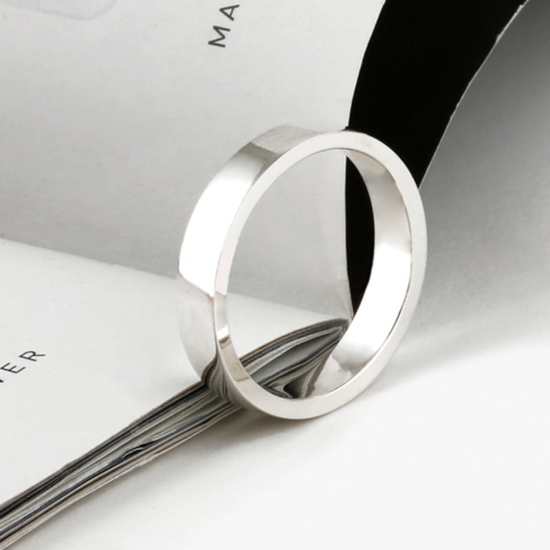 SHOVEOFF [Silver 925] Plain Silver Ring Daily Ring Couple Ring Friendship Ring SVR-S604