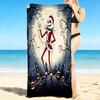 1Pc Nightmare Before Christmas Beach Towel, Quick Dry, Multi-Use for Beach Pool Gym Yoga Home Travel, Christmas, Halloween, Xmas Gift S431