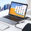 DM05 USB-C Docking Station with Side-Plug, USB 3.0 Hub, and SD/TF Card Reader