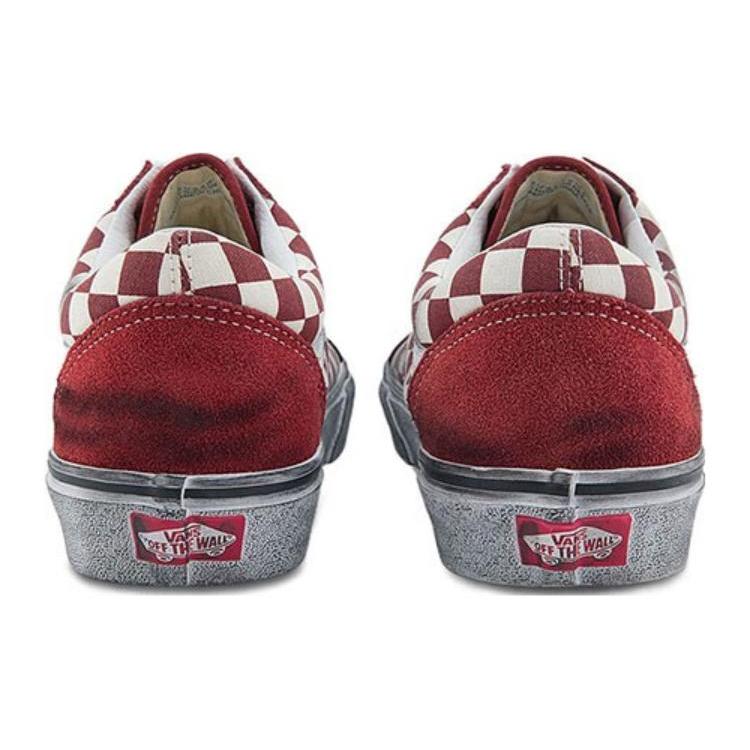 Vans Old Skool Stressed 'Check Red White' VN0007NTY52