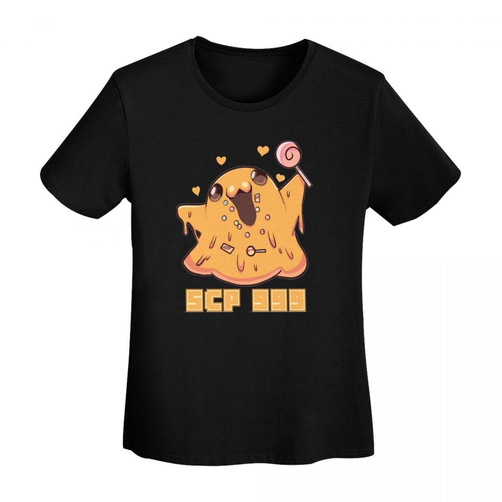 T-shirt SCP 999 da Donna a Manica Corta Girocollo Streetwear Cotone Magliette Estive Streetwear