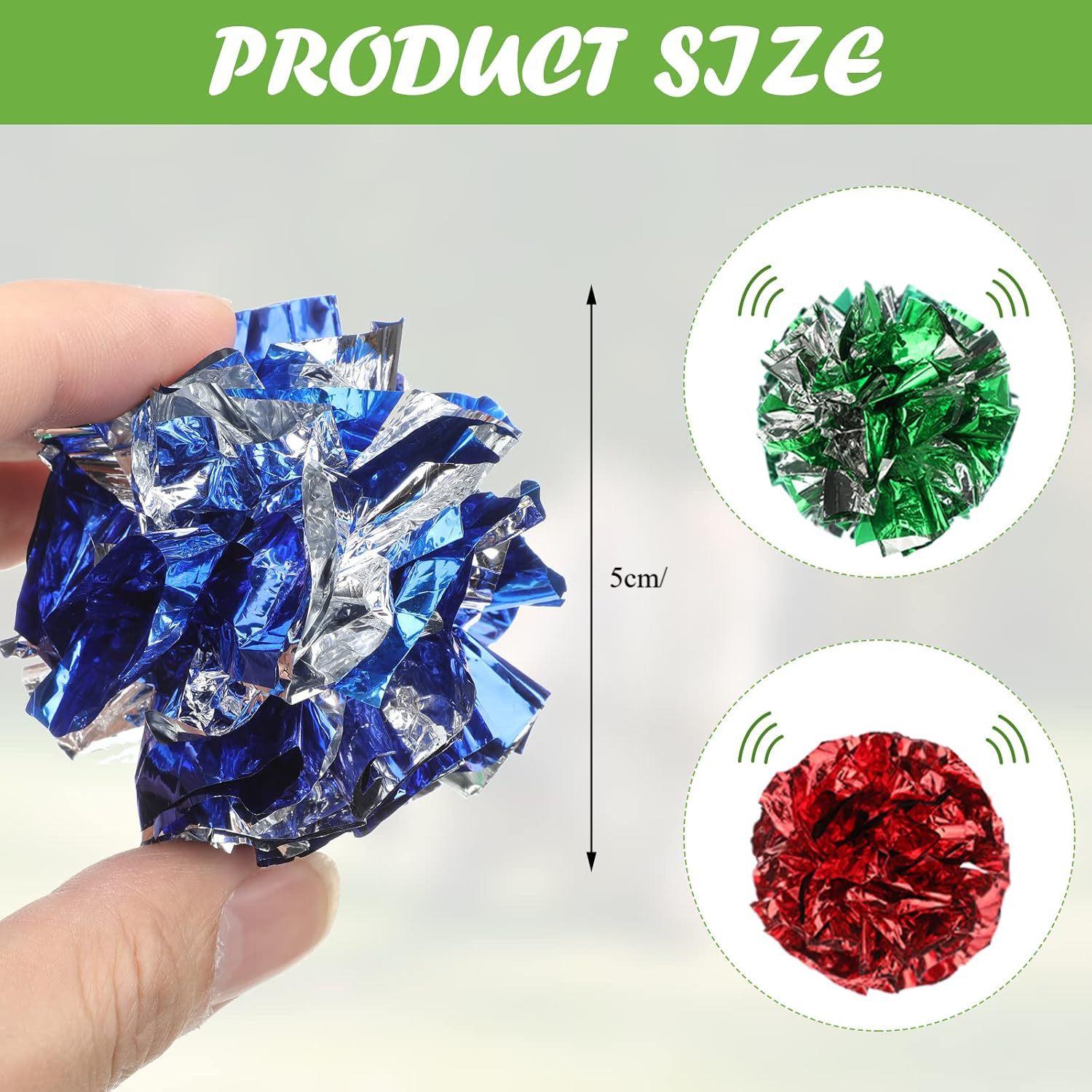 

Colorful Cat Crinkle Ball Toy: Interactive Self-Amusement Scratch & Bite Flower