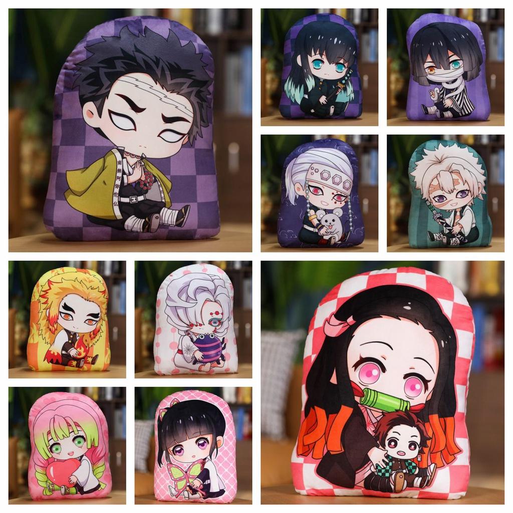 Anime Demon Slayer Kimetsu No Yaiba Plüschkissen Anhänger Stofftier Perfekt für Sammlung und Dekoration